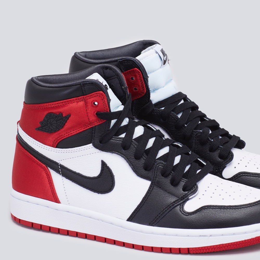 SOLD Satin Black Toe Air Jordan 1 Retro High